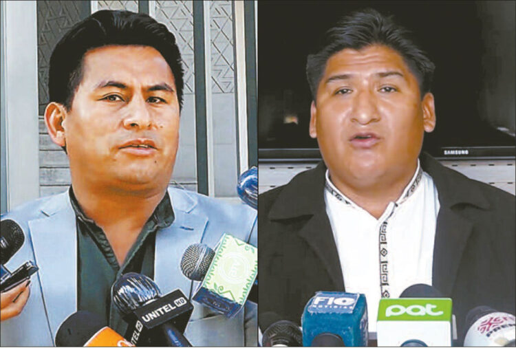 División en el MAS: hay dos jefes de bancada en Diputados