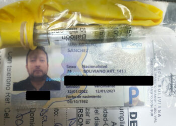 Uno de los abogados de Áñez fue detenido por conducir con aliento alcohólico