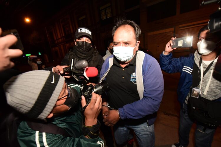 El senador del MAS Hilarión Padilla fue llevado a las celdas de penal. Foto: Archivo APG