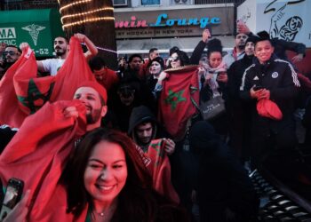 Los marroquíes aplauden a sus héroes
