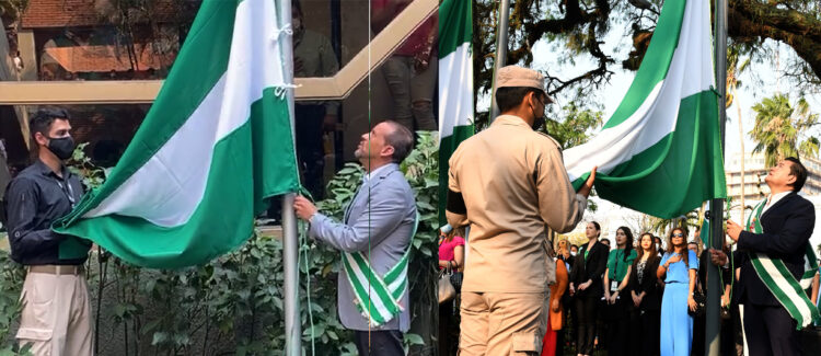 Dos actos de iza de bandera reflejan la división política en Santa Cruz