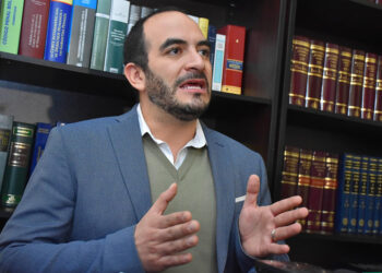 Jorge Valda, hace poco abogado de Jeanine Áñez. Foto: APG