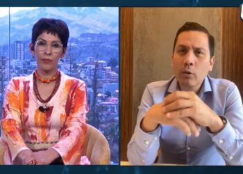 Claudia Benavente y Junior Arias, en La Razón.
