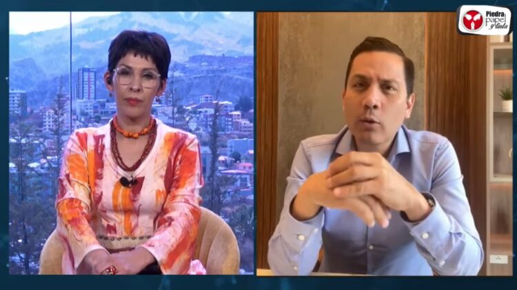 Claudia Benavente y Junior Arias, en La Razón.