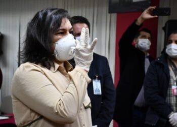 Karina Leiva, posesionada el 6 de mayo de 2020 como ejecutiva de EBA. Foto: Bolivia Digital
