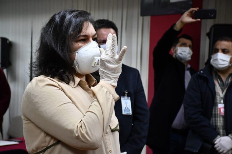 Karina Leiva, posesionada el 6 de mayo de 2020 como ejecutiva de EBA. Foto: Bolivia Digital