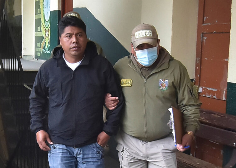 Machicado es imputado por tres delitos y la Fiscalía pide su detención por seis meses