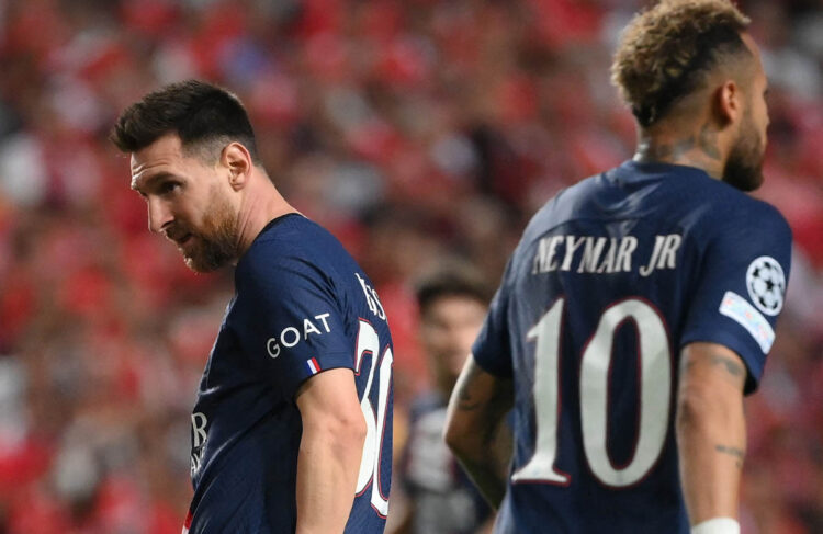 Messi está lesionado en PSG