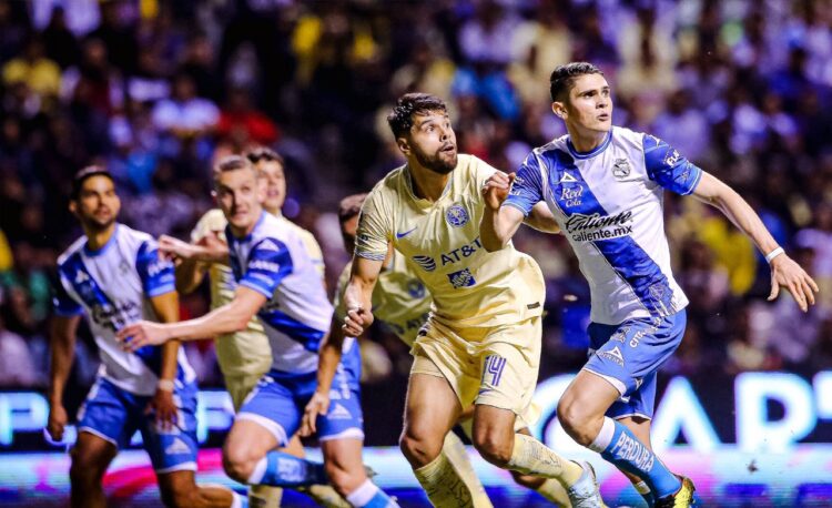 América destroza al Puebla y pone un pie en semifinales del fútbol mexicano