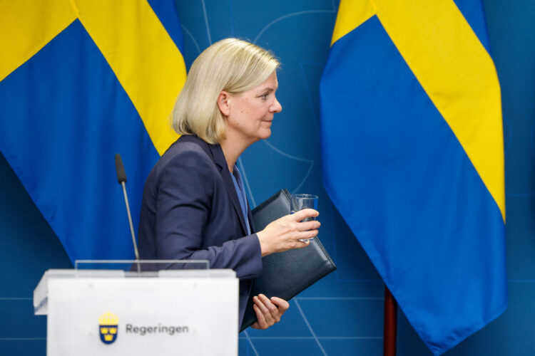 Dimite la primera ministra de Suecia al reconocer su derrota frente al bloque de derecha en legislativas