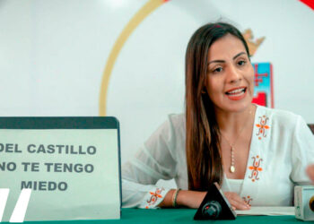 Álvarez se siente amenazada por Del Castillo y habla de ‘protección’ a cárteles de droga