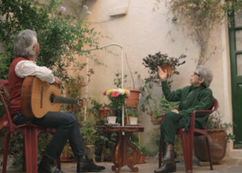 Willy Claure y Matilde Casazola, en la casa de ella. Foto: Willy Claure