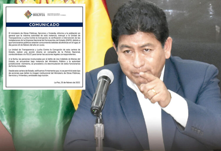 Funcionarios de ENFE son sorprendidos consumiendo bebidas alcohólicas