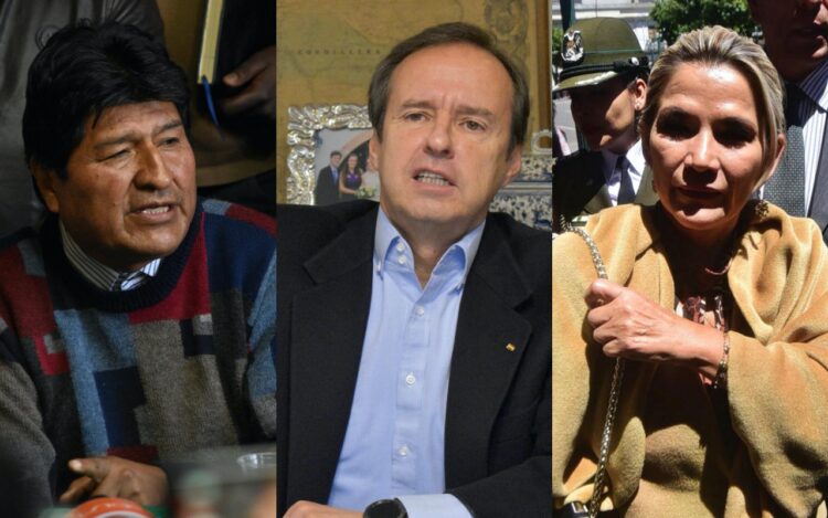 Morales, Quiroga y Áñez no se guardan adjetivos para tildarse de todo sobre Rusia