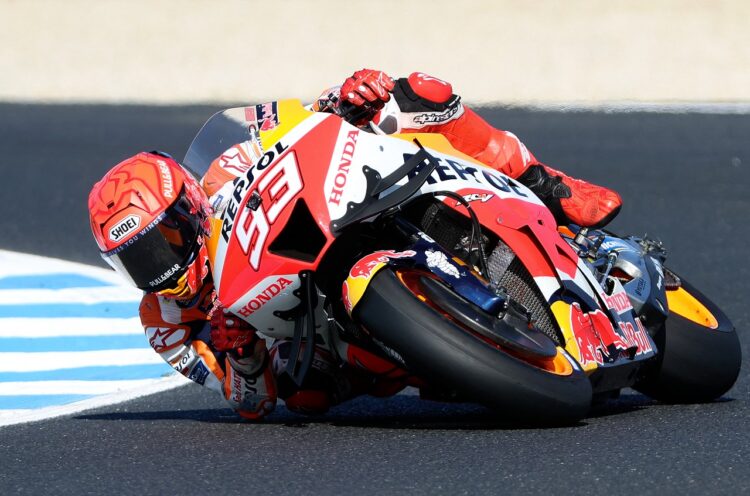 Marc Márquez lidera últimos libres de MotoGP en Australia