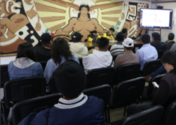 Denuncian el retiro de mural de la Casa de la Cultura