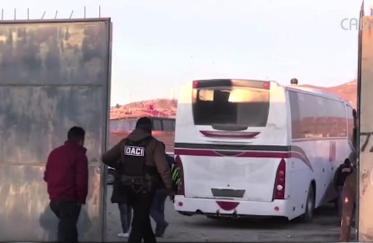 Omnibús robado en Chile era usado para transporte interprovincial en Oruro