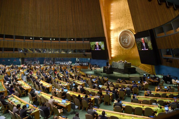 Rusia acusa a los países occidentales de querer dividir la Asamblea General de la ONU