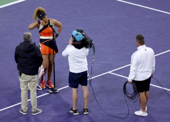 Naomi Osaka llora en Indian Wells tras ser insultada desde la grada