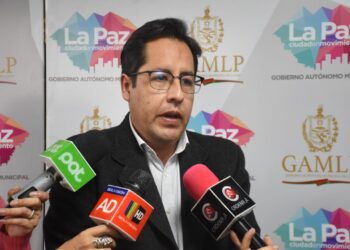 El director Jurídico de la Alcaldía de La Paz, José Antonio Gonzales, afirmó que la ordenanza 046 no entró en vigencia. Foto: AMUN