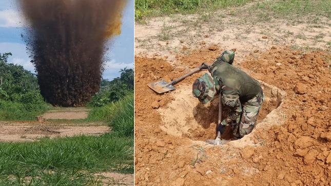 La policía antidrogas de Perú destruyó entre enero y noviembre 64 pistas de aterrizaje clandestinas usadas por narcotraficantes.