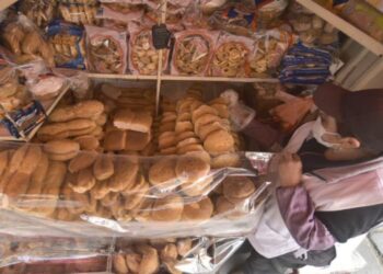 Pan de batalla en los mercados de La Paz. Foto: Rodwy Cazón