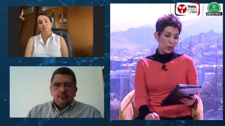 Paola Aguirre, en entrevista con Claudia Benavente y Pablo Deheza.