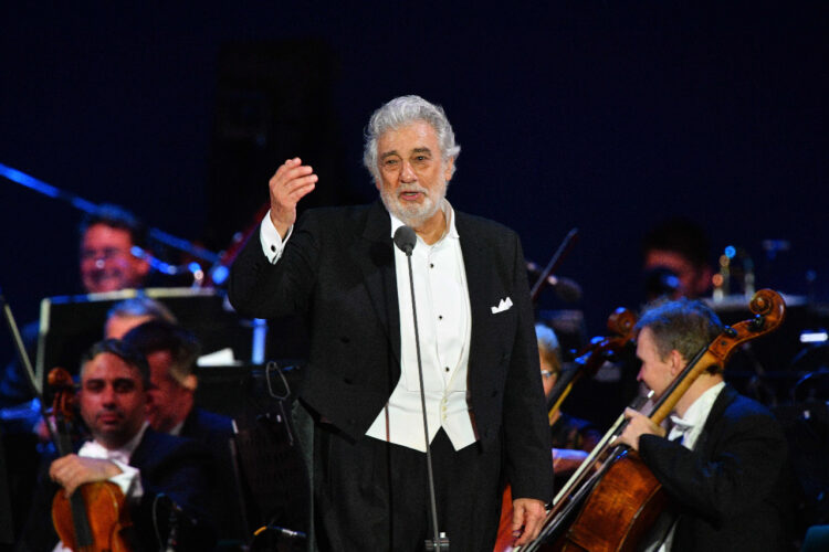 El célebre tenor español Plácido Domingo en un concierto. Foto: AFP