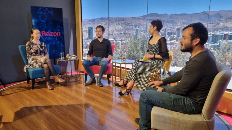 Valeria Silva, José Luis Durán, Claudia Benavente y Carlos Moldiz. Foto: Oswaldo Aguirre