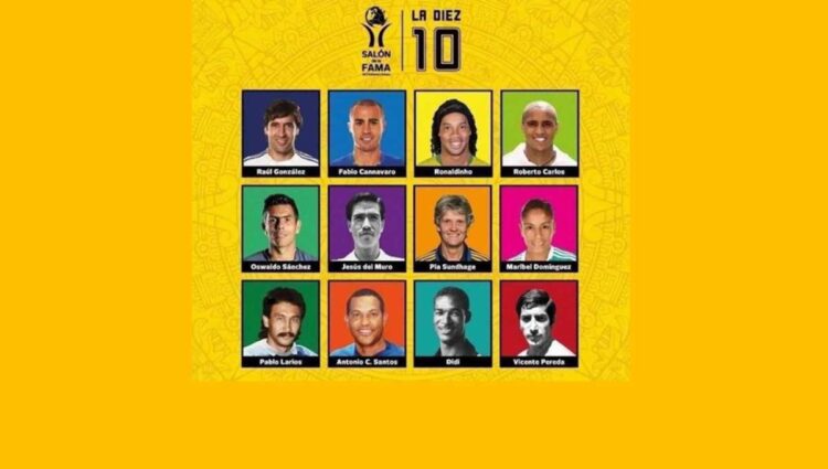 Ronaldinho, Roberto Carlos, Raúl y Cannavaro, en el Salón de la Fama