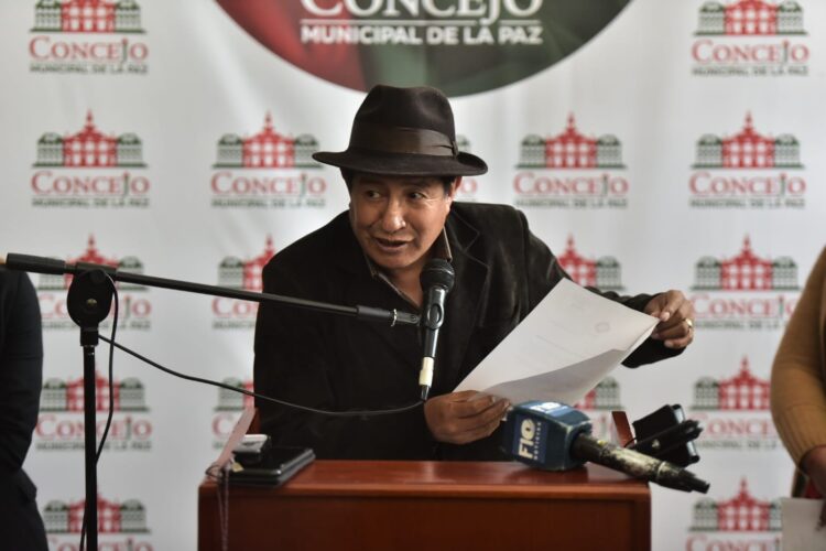 En medio de crisis, Quispe niega coordinación para la elección de directiva en el Concejo de La Paz