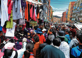Cierran las calles por las ferias antes de Navidad. Foto: RC