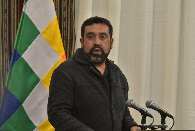 El viceministro Álvaro Ruiz, en rueda de prensa pasada. Foto: Rodwy Cazón