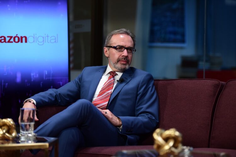 El vocero presidencial, Jorge Richter, en entrevista pasado en La Razón.