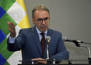 El vocero presidencial, Jorge Richter. Foto: APG