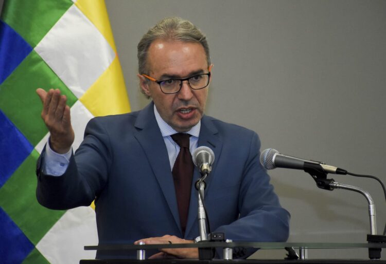 El vocero presidencial, Jorge Richter. Foto: APG
