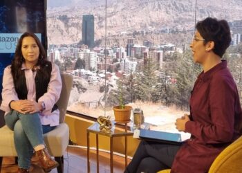 Susana Ríos explica el caso Ítems 'fantasma' en La Razón. Foto: Oswaldo Aguirre