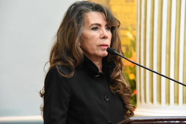 La embajadora Romina Pérez, en su cuenta de Twitter.