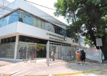 Una de las agencias del SIN que intentaron tomar las instalaciones. Foto: Juan José Mérida-La Razón