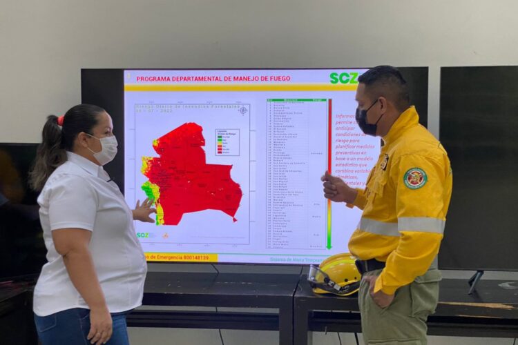 En lo que va del año se han incendiado 1.462 hectáreas de bosque en el departamento de Santa Cruz