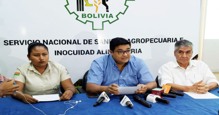Senasag declara alerta sanitaria.