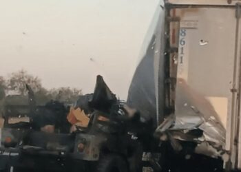 El accidente ocurrió en el kilómetro 125 de la Carretera Soto La Marina-Reynosa. Foto: Diario Presente