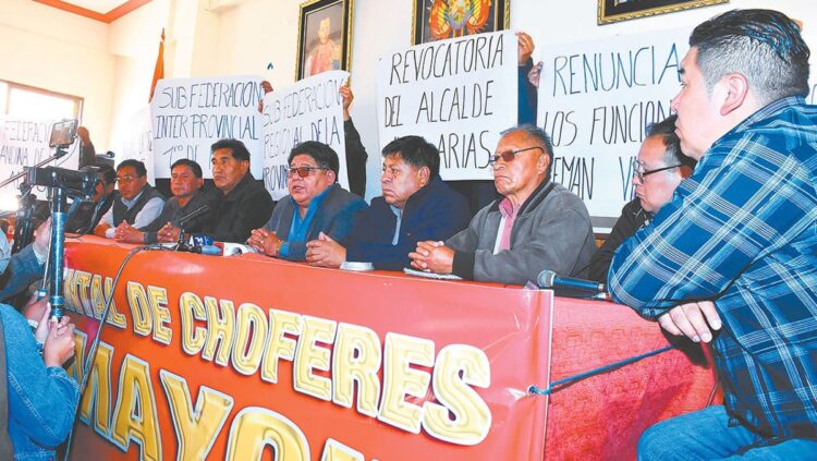 Sindicato 1º de Mayo rechaza cumbre de transporte