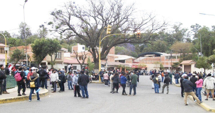 En Tarija hubo amague de enfrentamiento entre sectores