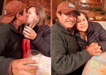 Las dos fotografías publicadas por Detrás de la Verdad.