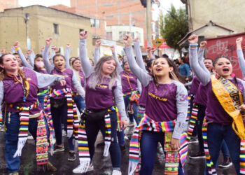 Estudiantes, prestos para el regreso de la entrada de la UMSA