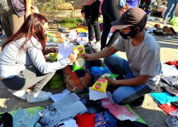 Una muestra de venta de garaje en La Paz. Foto: GAMLP