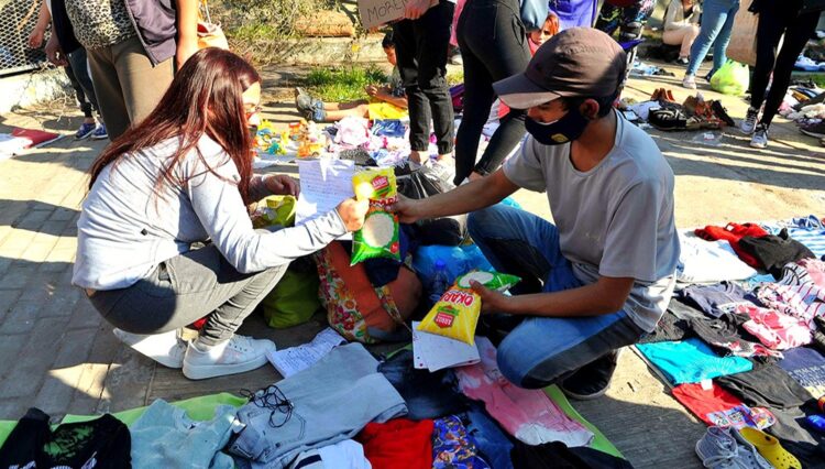 Una muestra de venta de garaje en La Paz. Foto: GAMLP