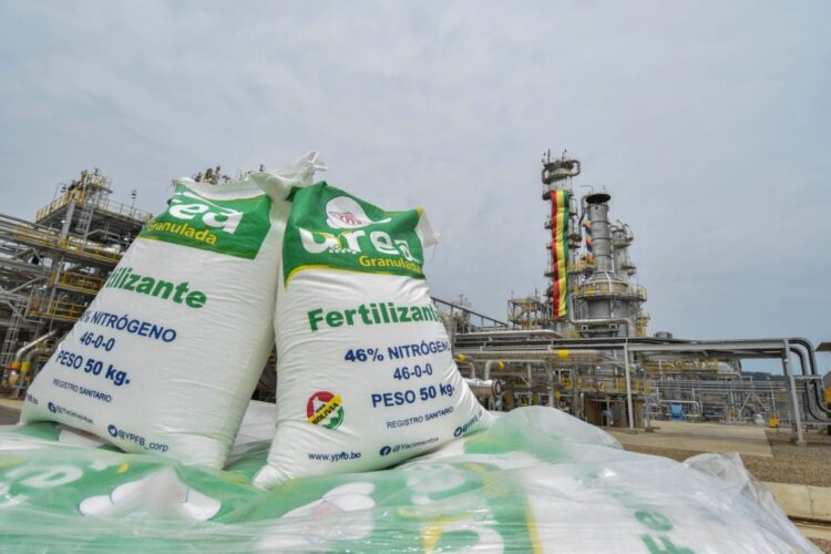 YPFB prevé ingresos de hasta $us 400 MM por venta de urea con el 100% de operaciones de la planta