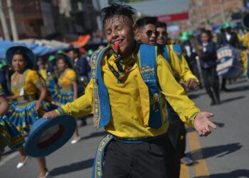 Un alegres danzarín de salay, la danza de moda. Foto: APG